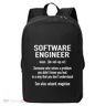 Software Engineer Developer Definition For Coder Programmer Modern Backpack
