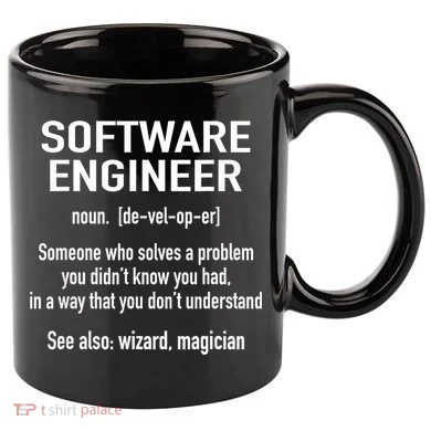 Software Engineer Developer Definition For Coder Programmer 11oz C Handle Ceramic Mug