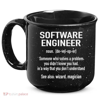Software Engineer Developer Definition For Coder Programmer 15oz Campfire Ceramic Mug