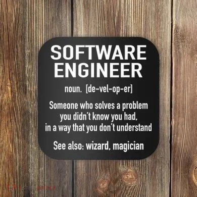 Software Engineer Developer Definition For Coder Programmer Coaster