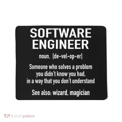 Software Engineer Developer Definition For Coder Programmer Mousepad