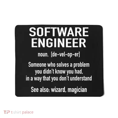 Software Engineer Developer Definition For Coder Programmer Mousepad