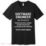 Software Engineer Developer Definition For Coder Programmer Premium T-Shirt
