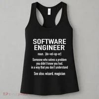 Software Engineer Developer Definition For Coder Programmer Women's Tank Top thumb 3