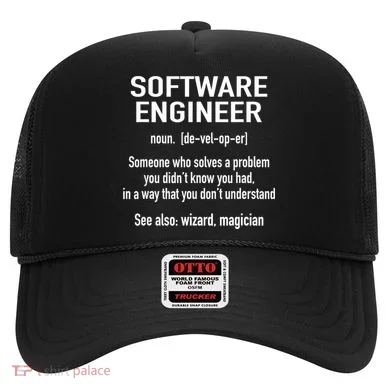 Software Engineer Developer Definition For Coder Programmer Hat