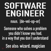 Software Engineer Developer Definition For Coder Programmer Hat thumb 2
