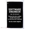 Software Engineer Developer Definition For Coder Programmer Golf Towel