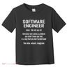 Software Engineer Developer Definition For Coder Programmer Toddler T-Shirt