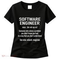 Software Engineer Developer Definition For Coder Programmer Women's T-Shirt thumb 0