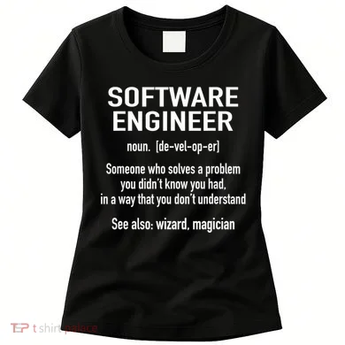 Software Engineer Developer Definition For Coder Programmer Women's T-Shirt