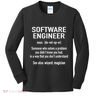 Software Engineer Developer Definition For Coder Programmer Kids Long Sleeve Shirt