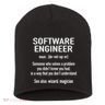 Software Engineer Developer Definition For Coder Programmer Short Acrylic Beanie