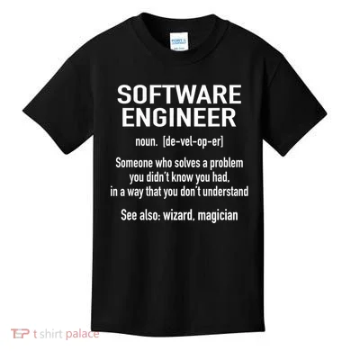 Software Engineer Developer Definition For Coder Programmer Kids T-Shirt