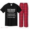 Software Engineer Developer Definition For Coder Programmer Kids Plaid Pajama Set