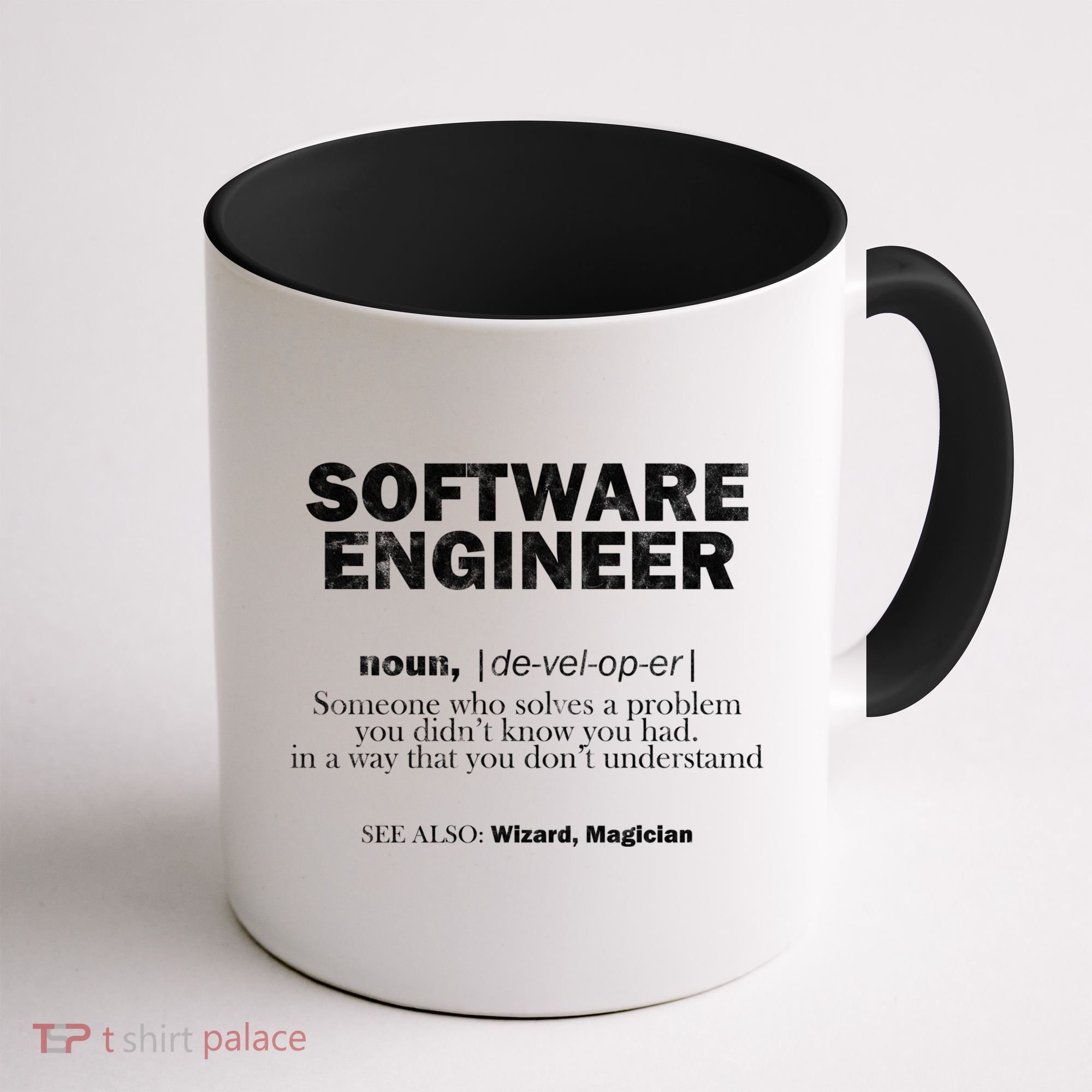 Software Engineer Definition Coder Cute Gift Coffee Mug