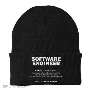 Software Engineer Definition Coder Cute Gift Beanie