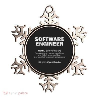 Software Engineer Definition Coder Cute Gift Ornament