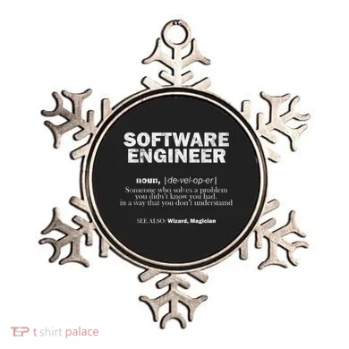 Software Engineer Definition Coder Cute Gift Ornament