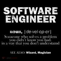 Software Engineer Definition Coder Cute Gift Ornament thumb 1