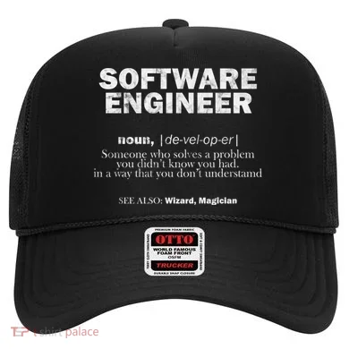 Software Engineer Definition Coder Cute Gift Hat