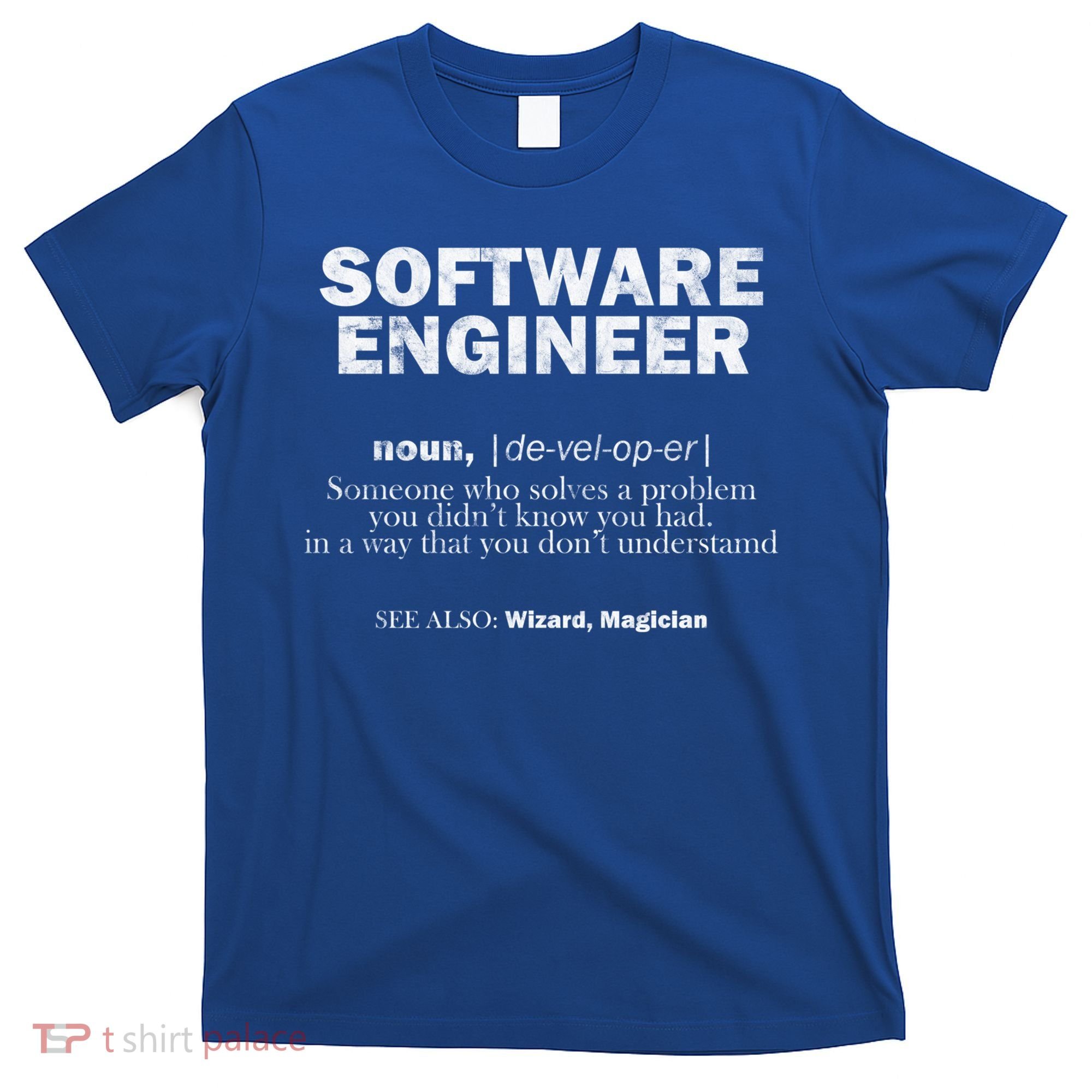 Software Engineer Definition Coder Cute Gift T-Shirt
