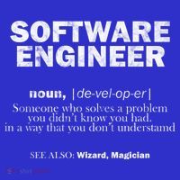 Software Engineer Definition Coder Cute Gift Coaster thumb 2