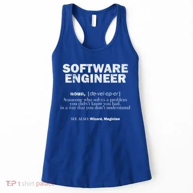 Software Engineer Definition Coder Cute Gift Women's Tank Top