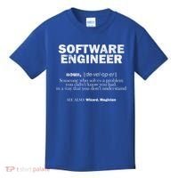 Software Engineer Definition Coder Cute Gift Kids T-Shirt thumb 0