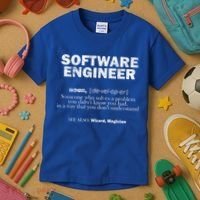 Software Engineer Definition Coder Cute Gift Kids T-Shirt thumb 3