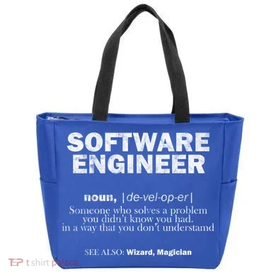 Software Engineer Definition Coder Cute Gift Tote Bag