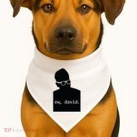 Silhouette Ew David USA-Made Doggie Bandana thumb 1