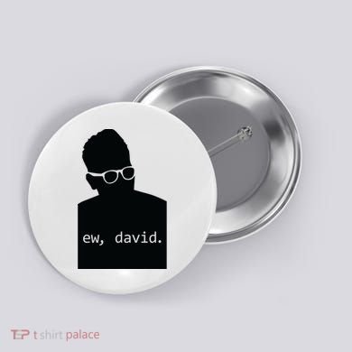 Silhouette Ew David Button