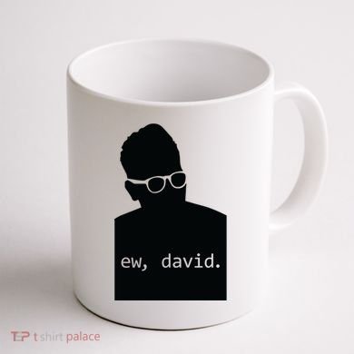 Silhouette Ew David Coffee Mug back