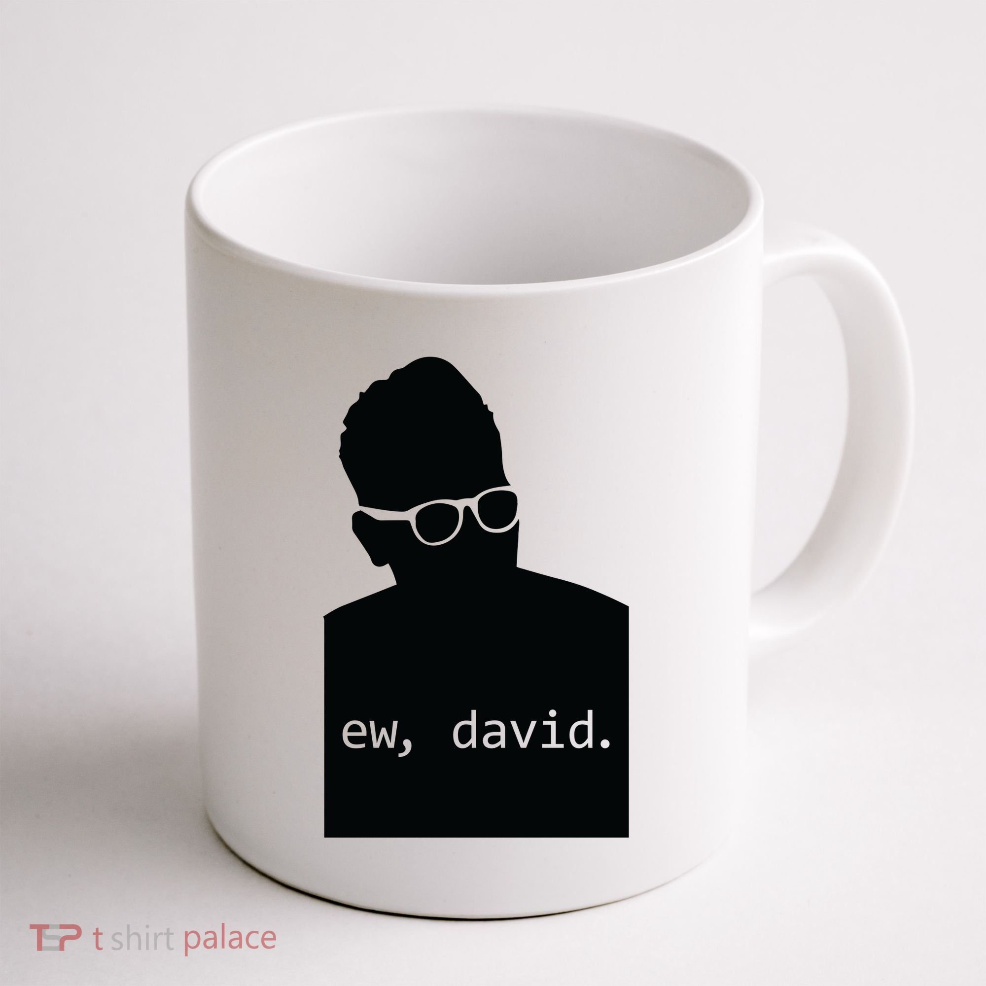 Silhouette Ew David Coffee Mug