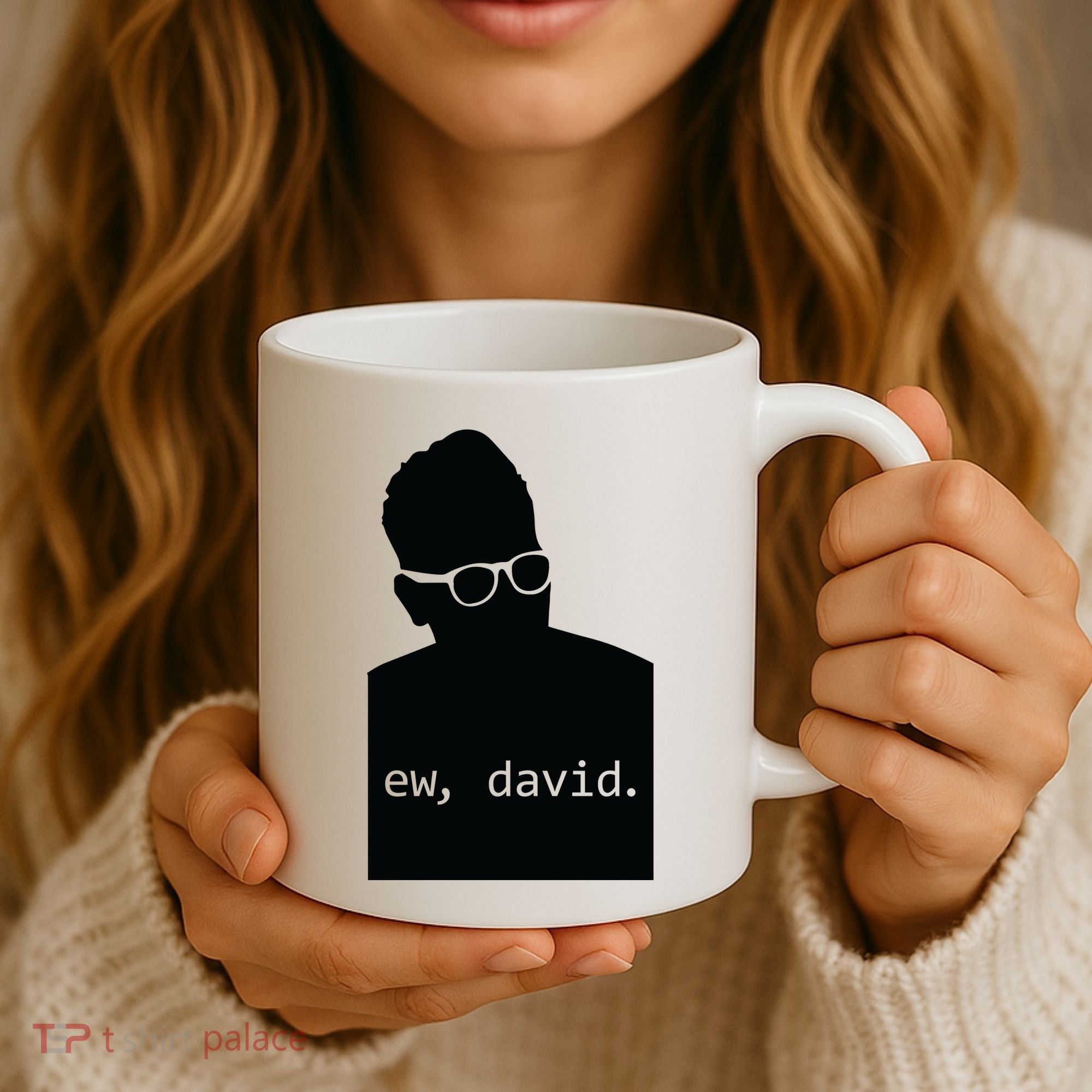 Silhouette Ew David Coffee Mug