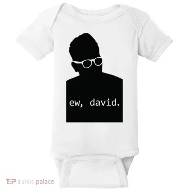 Silhouette Ew David Baby Bodysuit