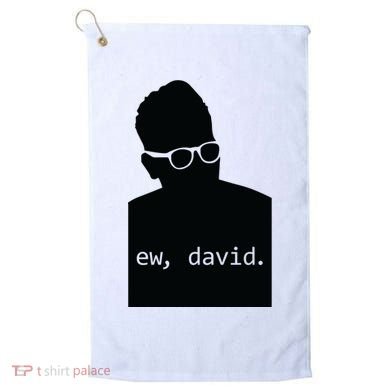 Silhouette Ew David Golf Towel