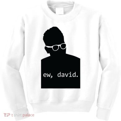 Silhouette Ew David Kids Sweatshirt