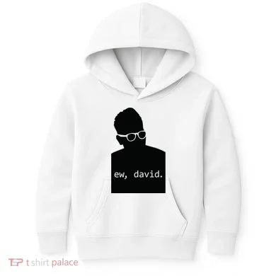 Silhouette Ew David Kids Hoodie