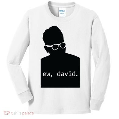 Silhouette Ew David Kids Long Sleeve Shirt