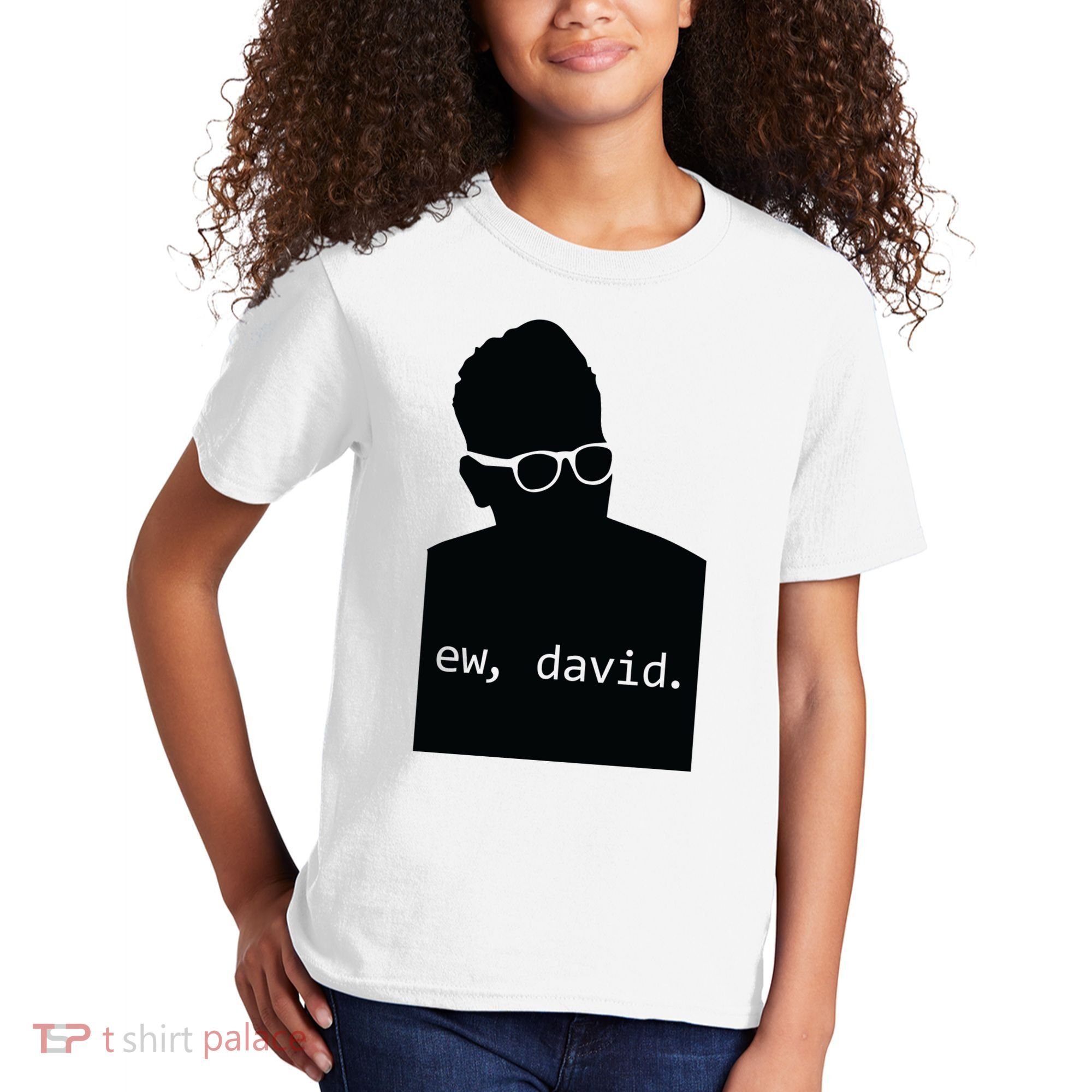 Silhouette Ew David Kids T-Shirt