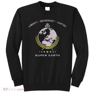 Super Earth Diving Into Hell For Liberty Sweatshirt