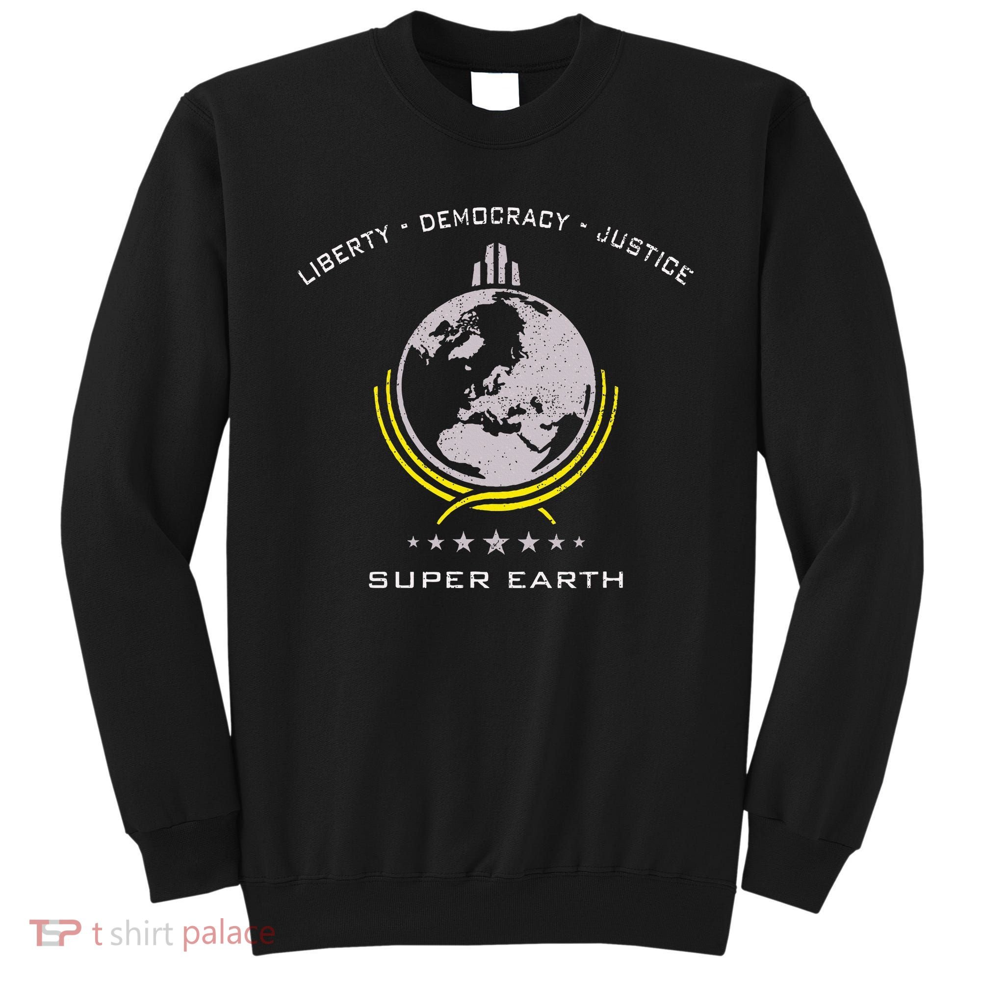 Super Earth Diving Into Hell For Liberty Sweatshirt