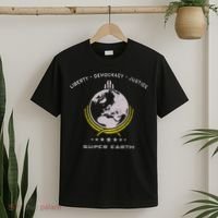 Super Earth Diving Into Hell For Liberty T-Shirt thumb 2