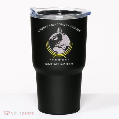 Super Earth Diving Into Hell For Liberty Tumbler