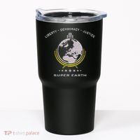 Super Earth Diving Into Hell For Liberty Tumbler thumb 0
