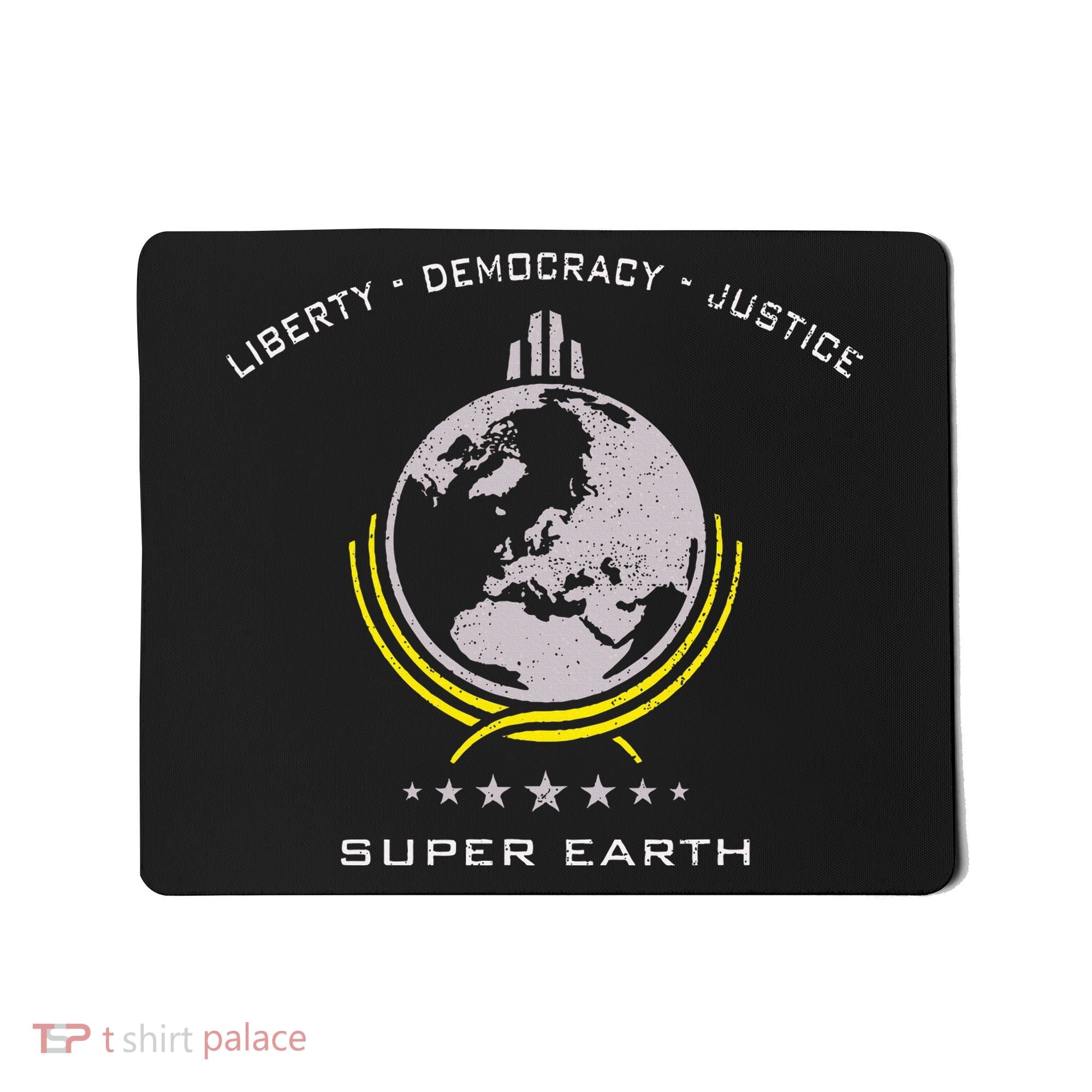 Super Earth Diving Into Hell For Liberty Mousepad