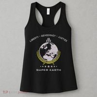 Super Earth Diving Into Hell For Liberty Women's Tank Top thumb 3