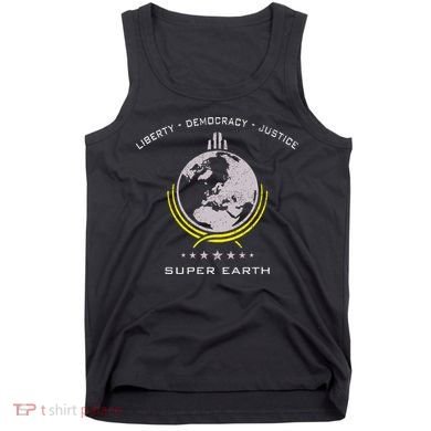 Super Earth Diving Into Hell For Liberty Tank Top