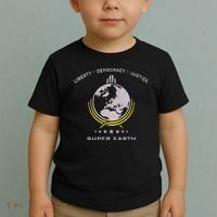 Super Earth Diving Into Hell For Liberty Toddler T-Shirt thumb 2